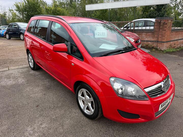 Vauxhall Zafira 1.8 16V Exclusiv Euro 5 5dr