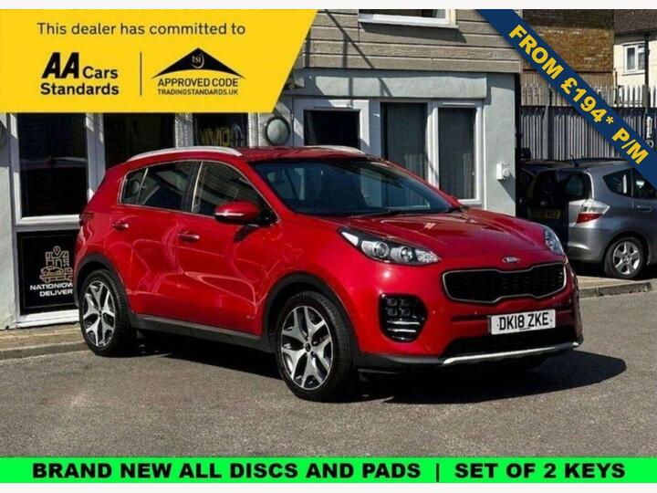 Kia SPORTAGE 1.6 T-GDi GT-Line DCT AWD Euro 6 5dr