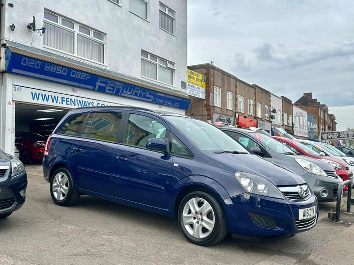 Vauxhall Zafira 1.6 16V Exclusiv Euro 5 5dr
