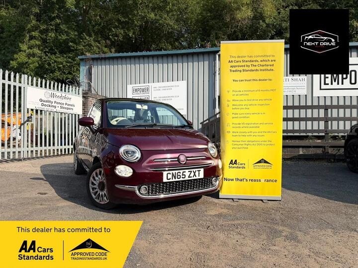 Fiat 500 1.2 Lounge Euro 6 (s/s) 3dr