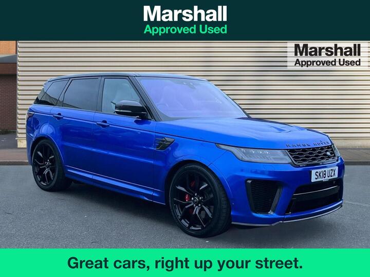 Land Rover Range Rover Sport 5.0 P575 V8 SVR Auto 4WD Euro 6 (s/s) 5dr