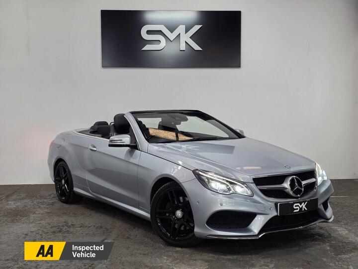 Mercedes-Benz E-CLASS 2.1 E220 BlueTEC AMG Line (Premium) Cabriolet G-Tronic+ Euro 6 (s/s) 2dr Mercedes-Benz E-CLASS 2.1 E220 BlueTEC AMG Line (Premium) Cabriolet G-Tronic+ Euro 6 (s/s) 2dr