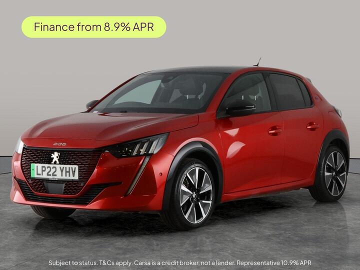 Peugeot E-208 50kWh GT Auto 5dr (7kW Charger)