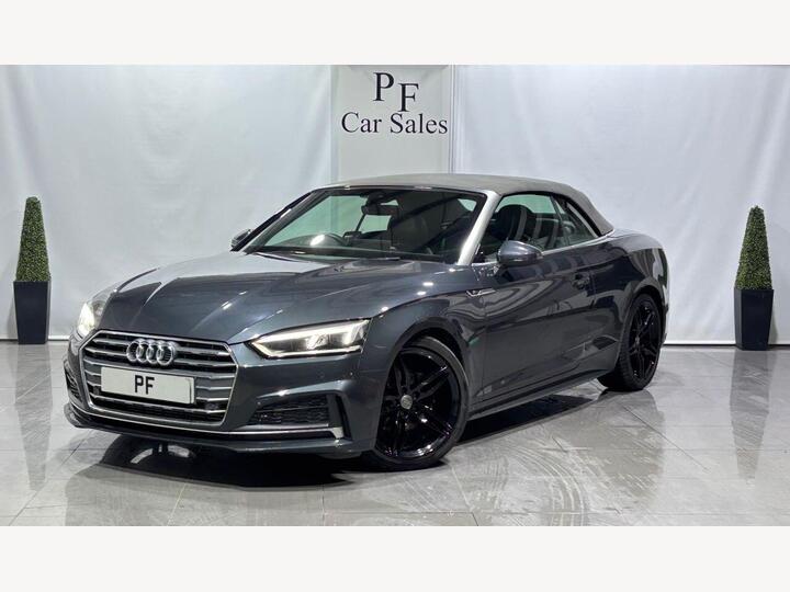 Audi A5 CABRIOLET 2.0 TFSI 40 S Line S Tronic Euro 6 (s/s) 2dr Audi A5 CABRIOLET 2.0 TFSI 40 S Line S Tronic Euro 6 (s/s) 2dr