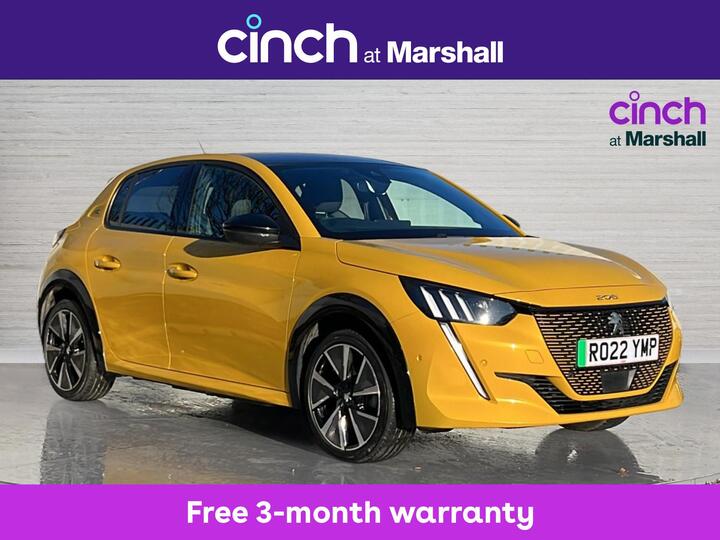 Peugeot E-208 50kWh GT Auto 5dr (7kW Charger)