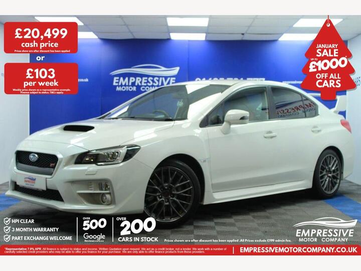 Subaru WRX STI 2.5T Type UK 4WD Euro 6 4dr Subaru WRX STI 2.5T Type UK 4WD Euro 6 4dr