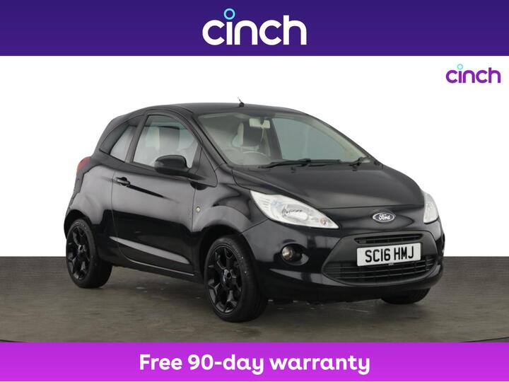 Ford Ka 1.2 Zetec Black Edition Euro 6 (s/s) 3dr