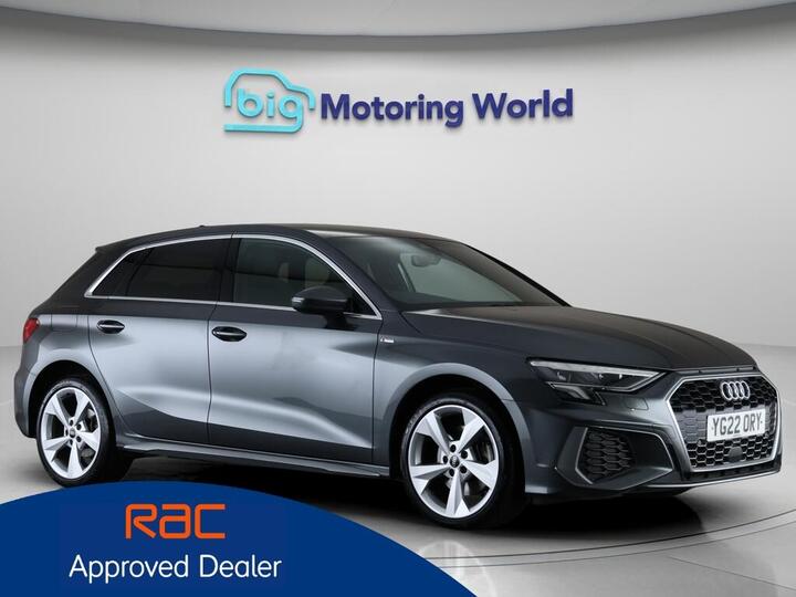 Audi A3 1.4 TFSIe 40 S Line Sportback S Tronic Euro 6 (s/s) 5dr 13kWh