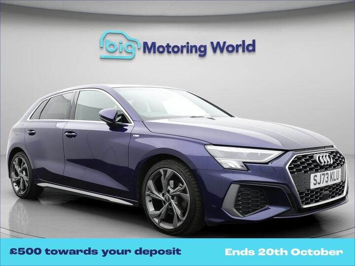 Audi A3 1.0 TFSI 30 S Line Sportback S Tronic Euro 6 (s/s) 5dr