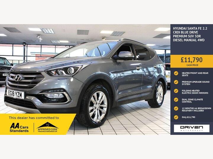Hyundai SANTA FE 2.2 CRDi Blue Drive Premium 4WD Euro 6 (s/s) 5dr