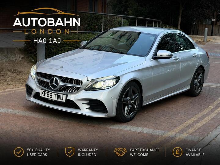 Mercedes-Benz C Class 2.0 C220d AMG Line (Premium) G-Tronic+ Euro 6 (s/s) 4dr