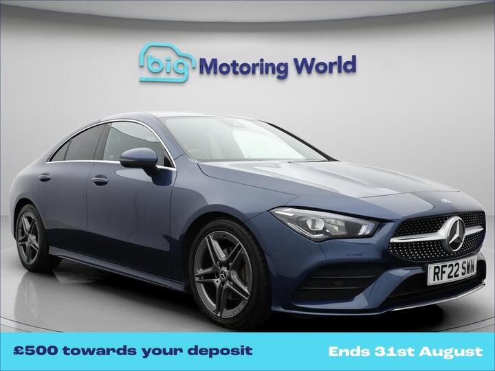 Mercedes-Benz CLA 1.3 CLA180 AMG Line Coupe 7G-DCT Euro 6 (s/s) 4dr