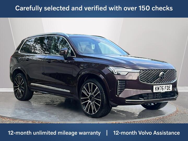 Volvo XC90 2.0 T8 18.8kWh Ultra Bright Auto 4WD Euro 6 (s/s) 5dr