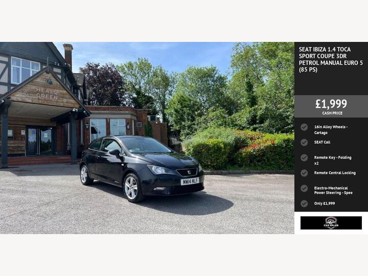 SEAT IBIZA 1.4 Toca Sport Coupe Euro 5 3dr