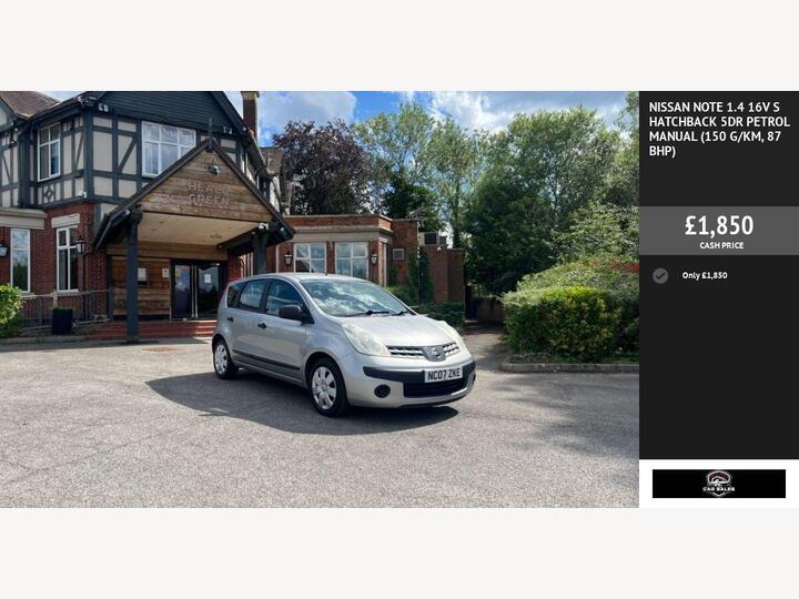 Nissan NOTE 1.4 16v S 5dr