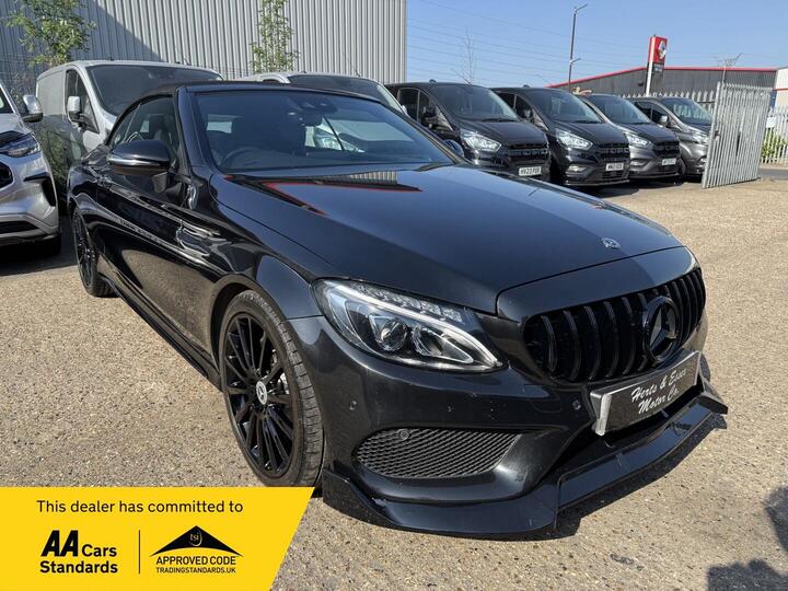 Mercedes-Benz C Class 2.0 C200 AMG Line (Premium Plus) Cabriolet G-Tronic+ Euro 6 (s/s) 2dr