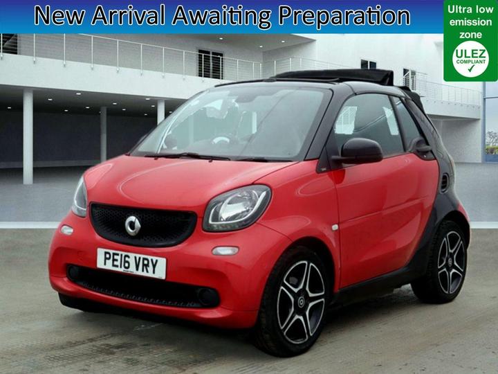 Smart FORTWO 1.0 Prime Cabriolet Twinamic Euro 6 (s/s) 2dr