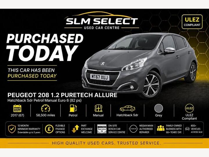 Peugeot 208 1.2 PureTech Allure Euro 6 5dr