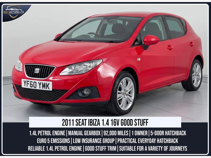 SEAT Ibiza 1.4 16V Good Stuff Euro 5 5dr