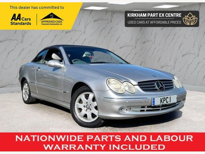 Mercedes-Benz CLK 3.2 CLK320 ELEGANCE CONVERTABLE 2d 218 BHP 3 YEAR NATIONWIDE PARTS & LABOUR WARRANTY INCLUDED	 IDEAL SUMMER CONVERTABLE