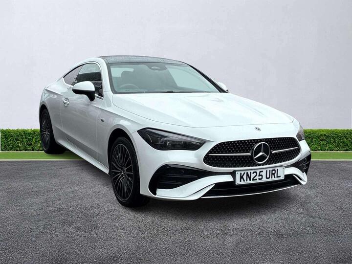 Mercedes-Benz CLE 2.0 CLE300e 25.4kWh AMG Line (Premium) G-Tronic+ Euro 6 (s/s) 2dr Mercedes-Benz CLE 2.0 CLE300e 25.4kWh AMG Line (Premium) G-Tronic+ Euro 6 (s/s) 2dr
