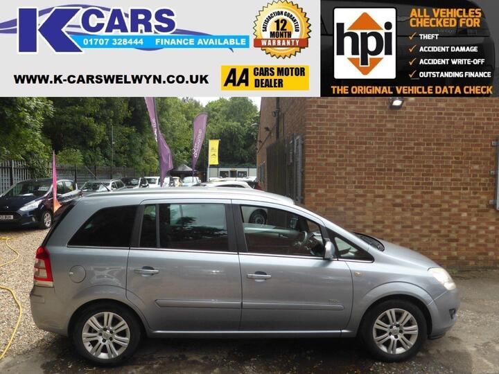 Vauxhall Zafira 1.6 16V Design Euro 5 5dr Vauxhall Zafira 1.6 16V Design Euro 5 5dr