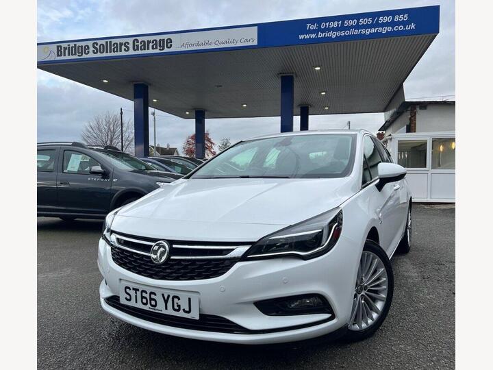 Vauxhall ASTRA 1.6 CDTi EcoFLEX Elite Nav Euro 6 (s/s) 5dr Vauxhall ASTRA 1.6 CDTi EcoFLEX Elite Nav Euro 6 (s/s) 5dr