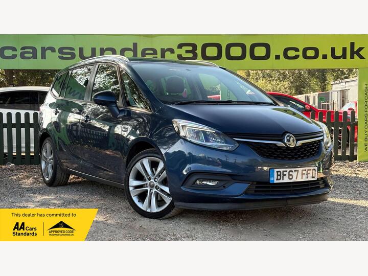Vauxhall ZAFIRA TOURER 1.4i Turbo SRi Nav Auto Euro 6 5dr