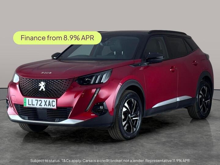 Peugeot E-2008 50kWh GT Auto 5dr (7kW Charger)