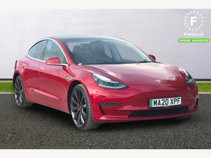 Tesla Model 3 (Dual Motor) Performance Auto 4WDE 4dr (Performance Upgrade)
