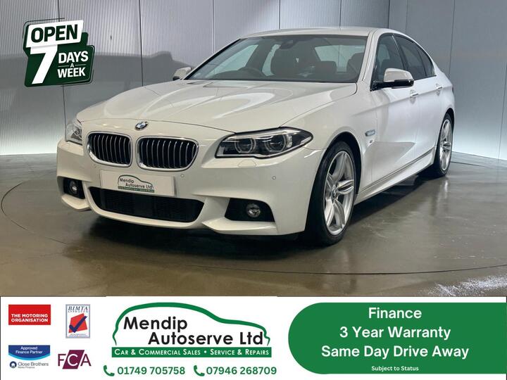 BMW 5 Series 2.0 520d M Sport Saloon 4dr Diesel Auto Euro 6 (s/s) (184 Ps)