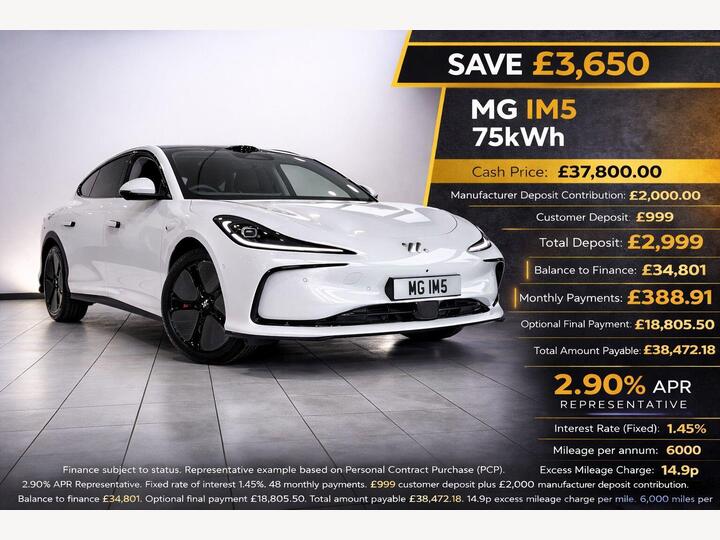 MG MG IM5 75kWh Standard Range Saloon Auto 5dr