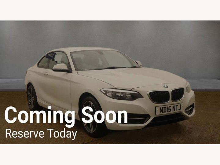 BMW 2 Series 2.0 218d Sport Euro 6 (s/s) 2dr