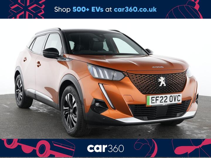 Peugeot E-2008 50kWh GT Auto 5dr (7kW Charger)