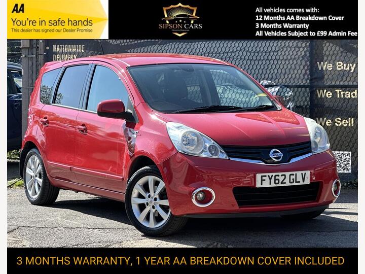 Nissan Note 1.6 16V N-tec+ Auto Euro 5 5dr