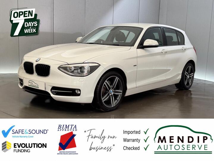 BMW 1 Series 1.6 120i Sport Hatchback 5dr Petrol Auto Euro 6 (s/s) (177 Ps)