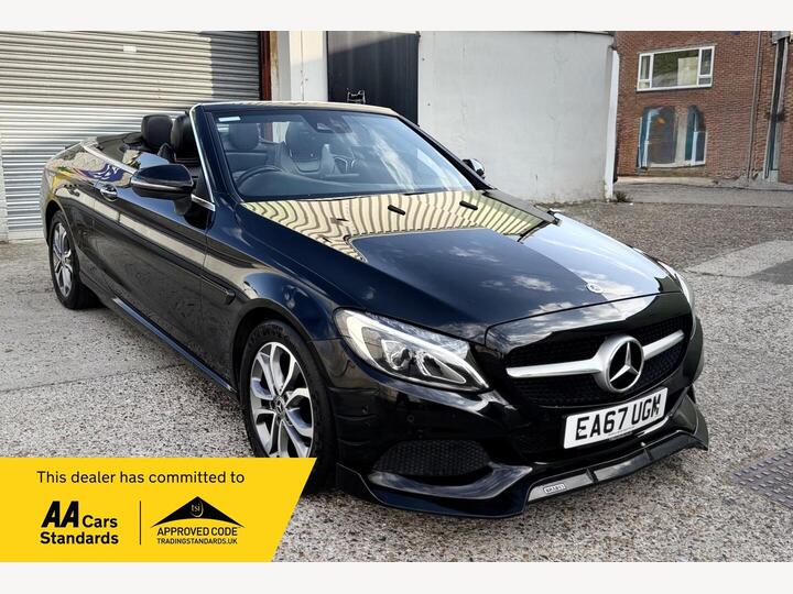 Mercedes-Benz C Class 2.1 C220d Sport Cabriolet G-Tronic+ 4MATIC Euro 6 (s/s) 2dr