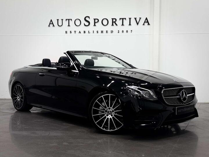 Mercedes-Benz E CLASS 2.0 E300d AMG Line Night Edition (Premium Plus) Cabriolet G-Tronic+ Euro 6 (s/s) 2dr Mercedes-Benz E CLASS 2.0 E300d AMG Line Night Edition (Premium Plus) Cabriolet G-Tronic+ Euro 6 (s/s) 2dr