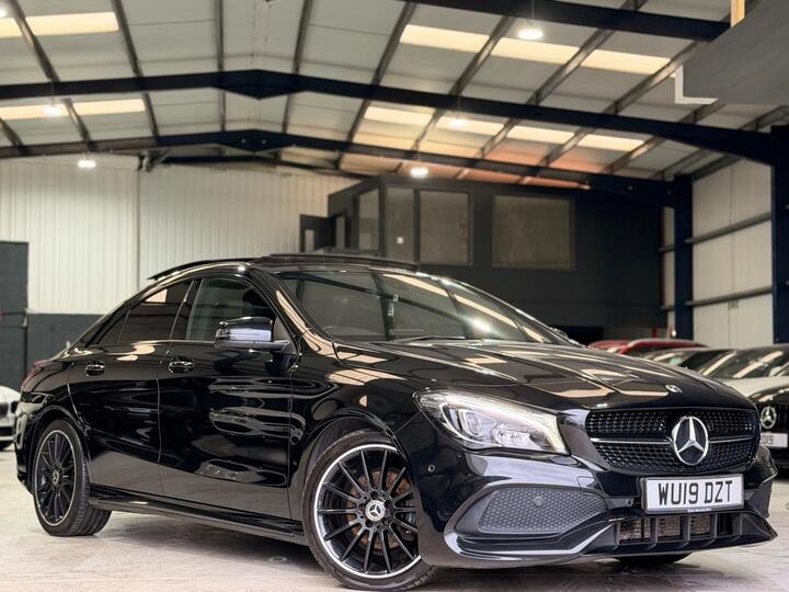 Mercedes-Benz CLA 1.6 CLA200 AMG Line Night Edition (Plus) Coupe Euro 6 (s/s) 4dr Mercedes-Benz CLA 1.6 CLA200 AMG Line Night Edition (Plus) Coupe Euro 6 (s/s) 4dr
