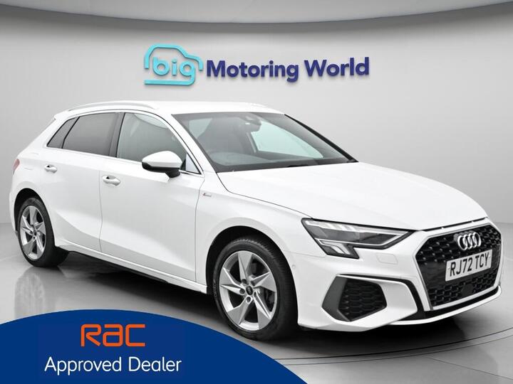 Audi A3 1.4 TFSIe 40 S Line Sportback S Tronic Euro 6 (s/s) 5dr 13kWh