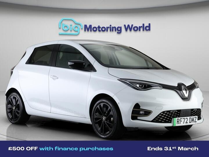 Renault Zoe R135 EV50 52kWh Iconic Auto 5dr (Boost Charge)
