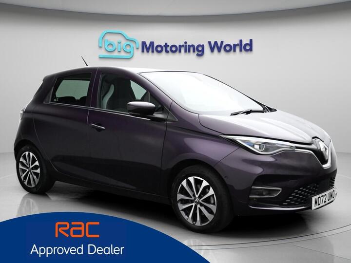 Renault Zoe R135 EV50 52kWh GT Line + Auto 5dr (Rapid Charge)