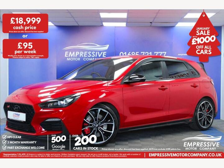 Hyundai I30 2.0 T-GDi N Performance Euro 6 (s/s) 5dr Hyundai I30 2.0 T-GDi N Performance Euro 6 (s/s) 5dr