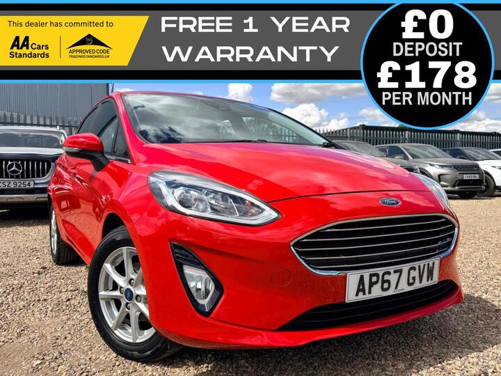 Ford FIESTA 1.0T EcoBoost Zetec Euro 6 (s/s) 5dr