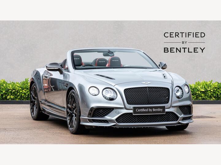 Bentley CONTINENTAL SUPERSPORTS 6.0 W12 GTC Supersports Auto 4WD Euro 6 2dr Bentley CONTINENTAL SUPERSPORTS 6.0 W12 GTC Supersports Auto 4WD Euro 6 2dr