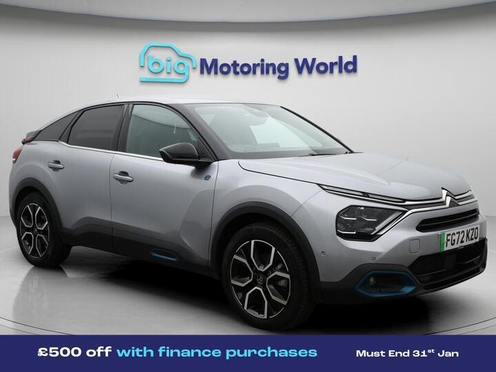 Citroen E-C4 50kWh Shine Plus Auto 5dr (7.4kW Charger)