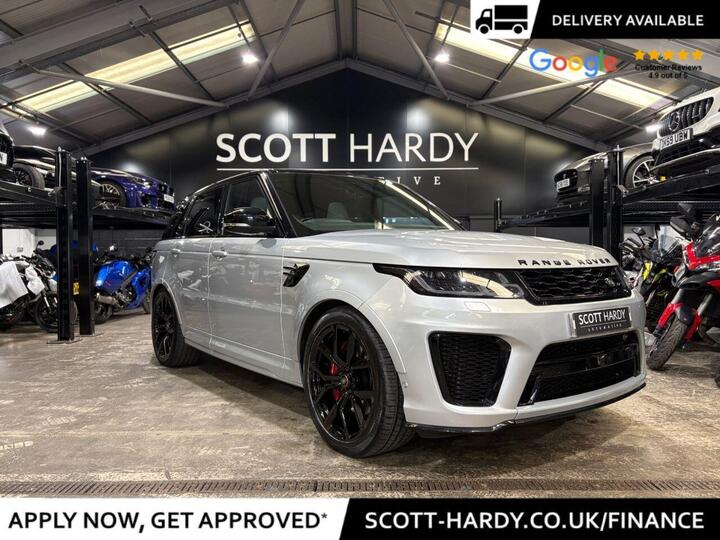 Land Rover RANGE ROVER SPORT 5.0 P575 V8 SVR Auto 4WD Euro 6 (s/s) 5dr Land Rover RANGE ROVER SPORT 5.0 P575 V8 SVR Auto 4WD Euro 6 (s/s) 5dr