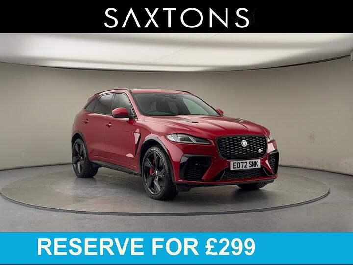 Jaguar F-PACE 5.0 P550 V8 SVR Quickshift AWD Euro 6 (s/s) 5dr