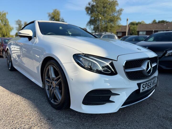 Mercedes-Benz E Class 2.0 E220d AMG Line (Premium) Cabriolet G-Tronic+ Euro 6 (s/s) 2dr Mercedes-Benz E Class 2.0 E220d AMG Line (Premium) Cabriolet G-Tronic+ Euro 6 (s/s) 2dr