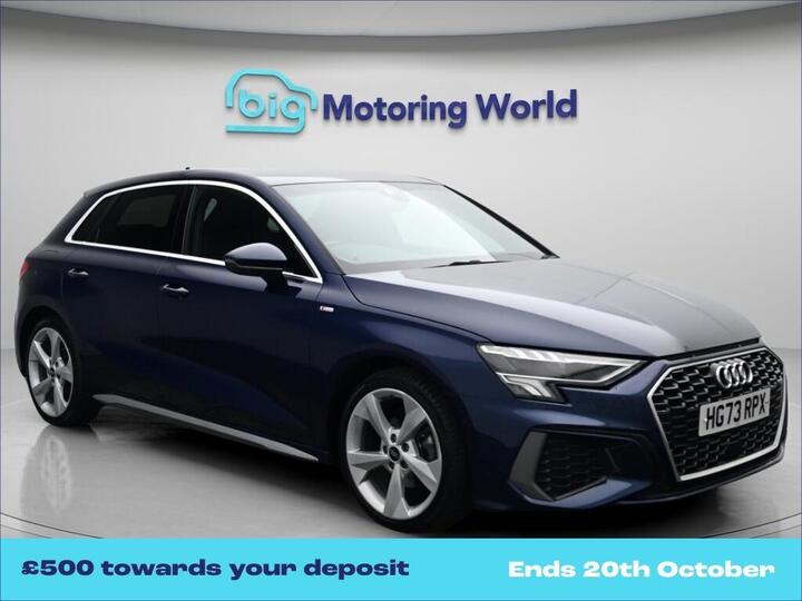 Audi A3 1.5 TFSI 35 S Line Sportback S Tronic Euro 6 (s/s) 5dr